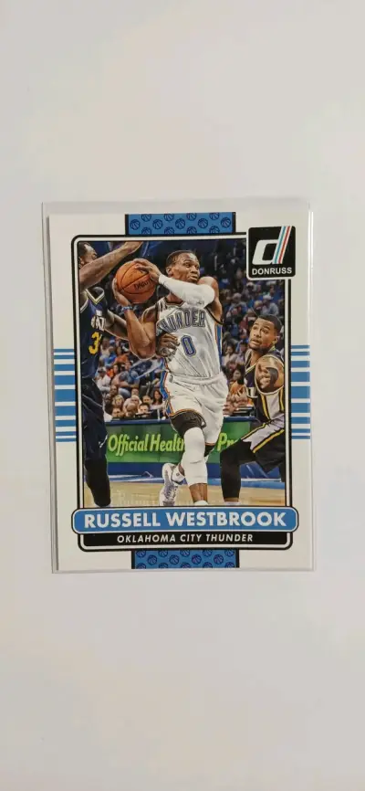 Tarjeta Coleccionable Russell Westbrook Donruss - miniatura 1