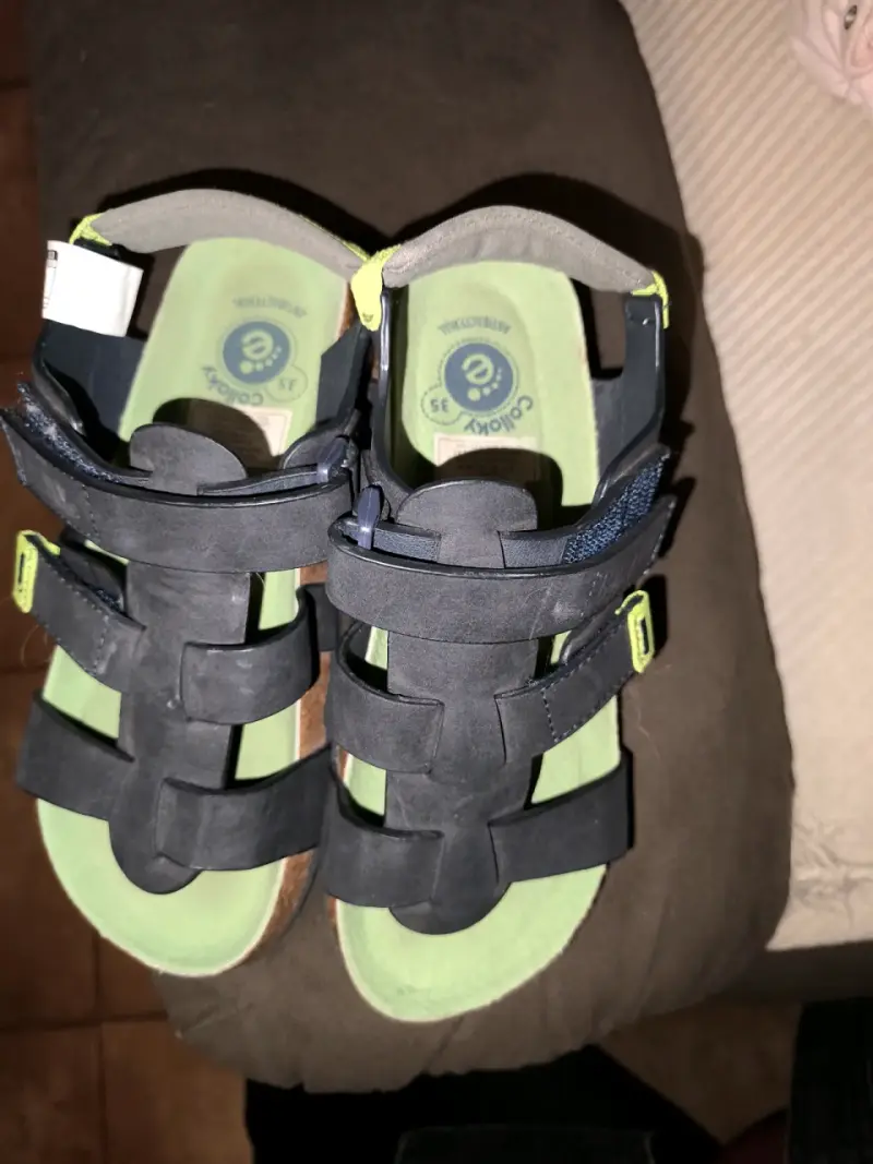 Sandalias de cuero para niños Colloky