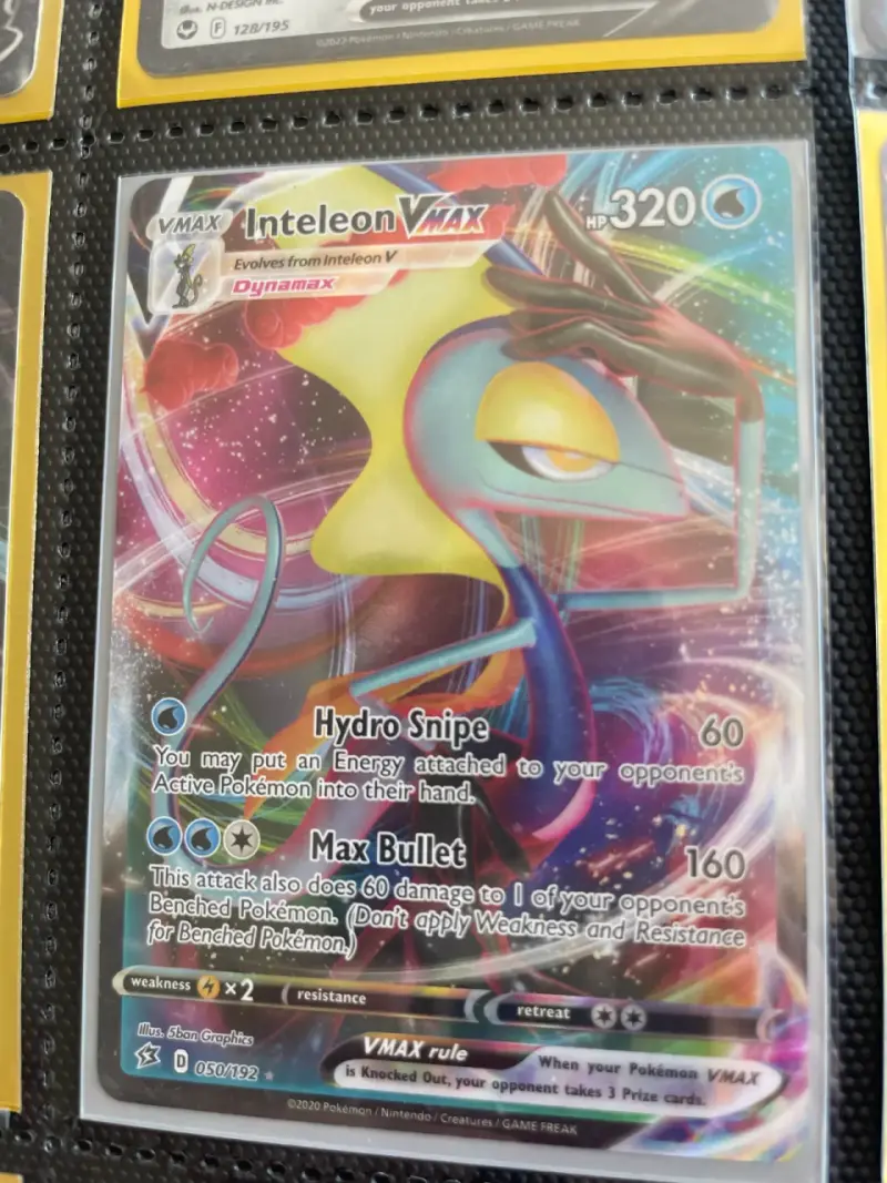 Carta Pokémon Inteleon VMAX 320HP