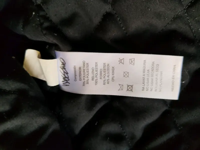 Chaqueta de cuerina negra hombre Mossimo | Talla S - 5