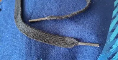 Polerón Nike azul con capucha y logo - miniatura 3