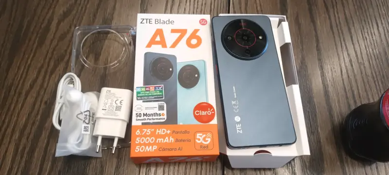 Smartphone ZTE Blade A76 5G con pantalla HD+ - 1