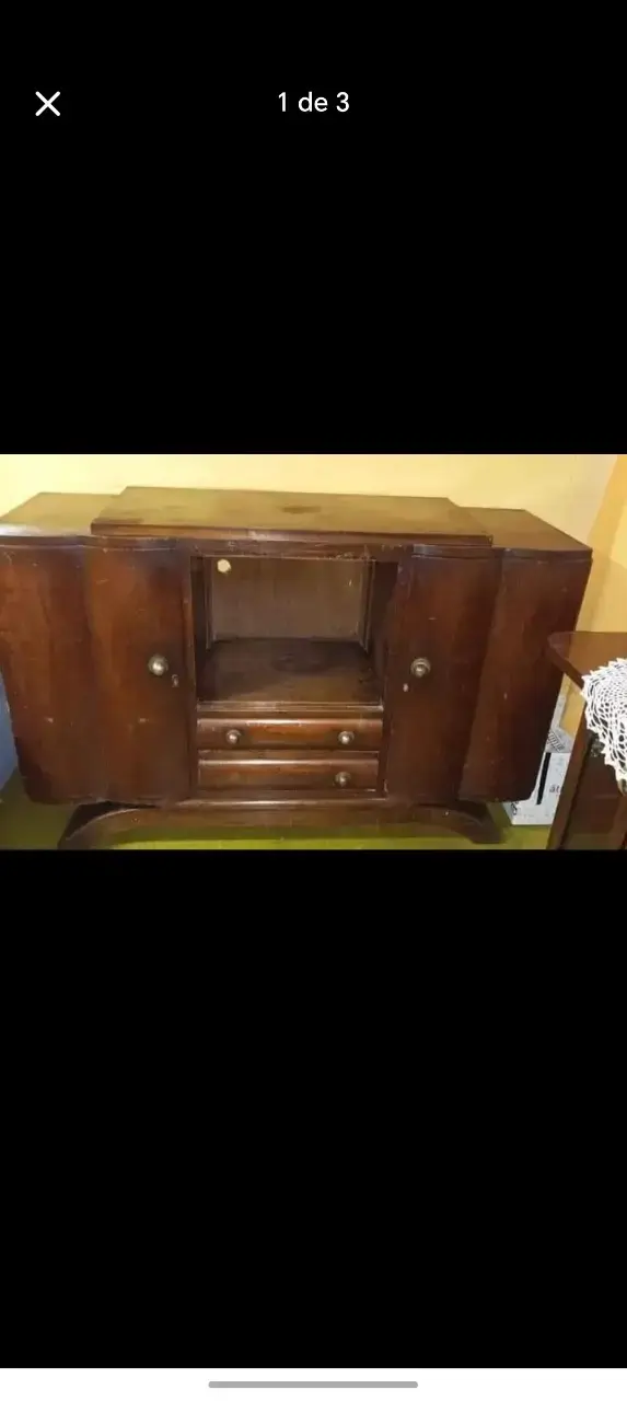 Mueble de madera vintage con cajones - 1