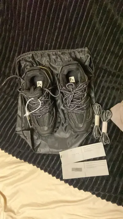 Zapatillas deportivas LED negras Balenciaga Track - miniatura 2