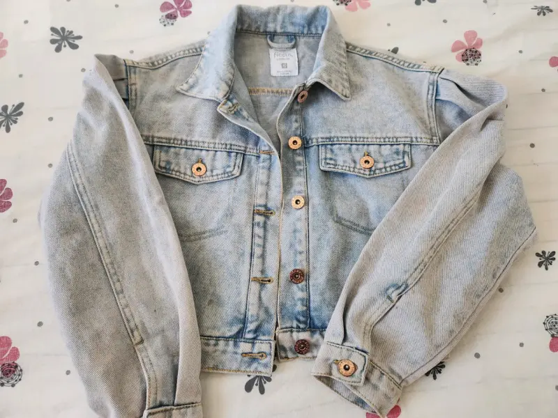 Chaqueta de mezclilla para niña Ficcus talla 10 - 2