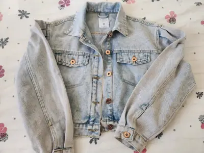 Chaqueta de mezclilla para niña Ficcus talla 10 - miniatura 2