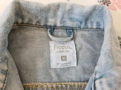 Chaqueta de mezclilla para niña Ficcus talla 10 - miniatura 3
