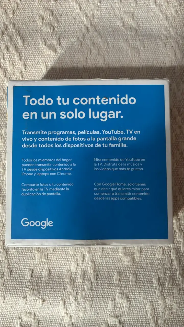 Google Chromecast para streaming multimedia - 2