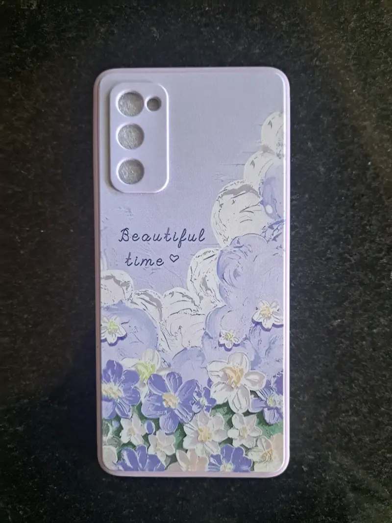 Carcasa para  Samsung S20 diseño floral lila
