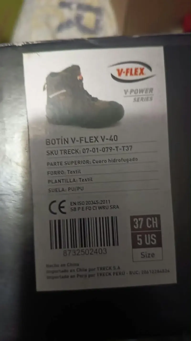 Botines de seguridad V-Flex V-40 marrones - 4