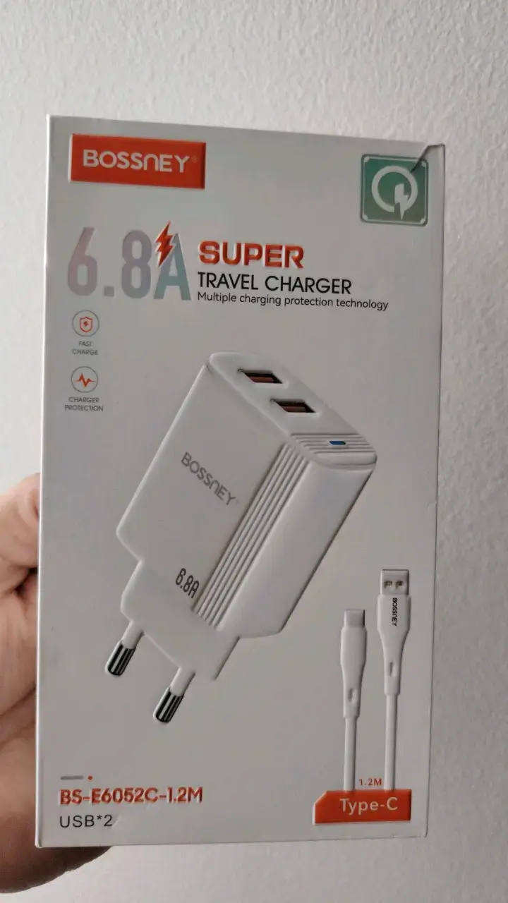 Cargador de Viaje Bossney 6.8A USB-C - 3
