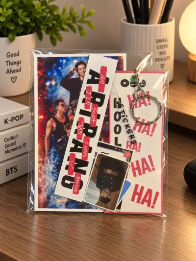 Set lote 15 de Fotocards y Stickers K-Pop - miniatura 3