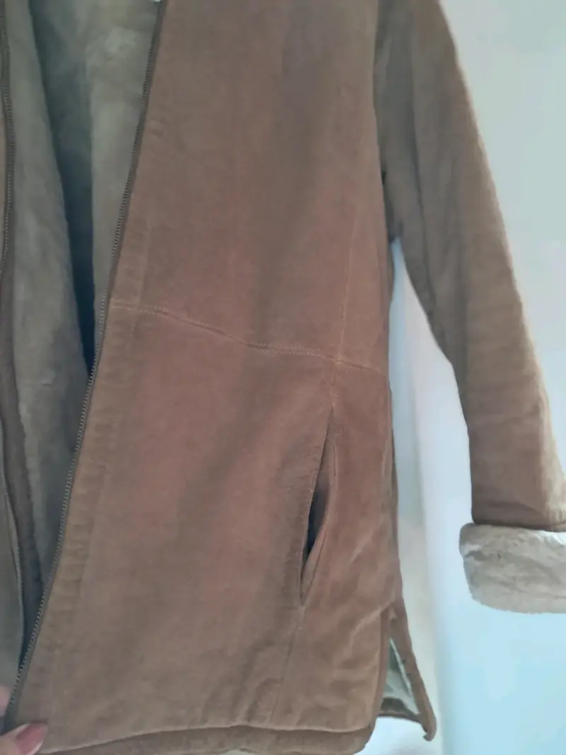 Chaqueta de invierno con capucha Winlit color beige - 4