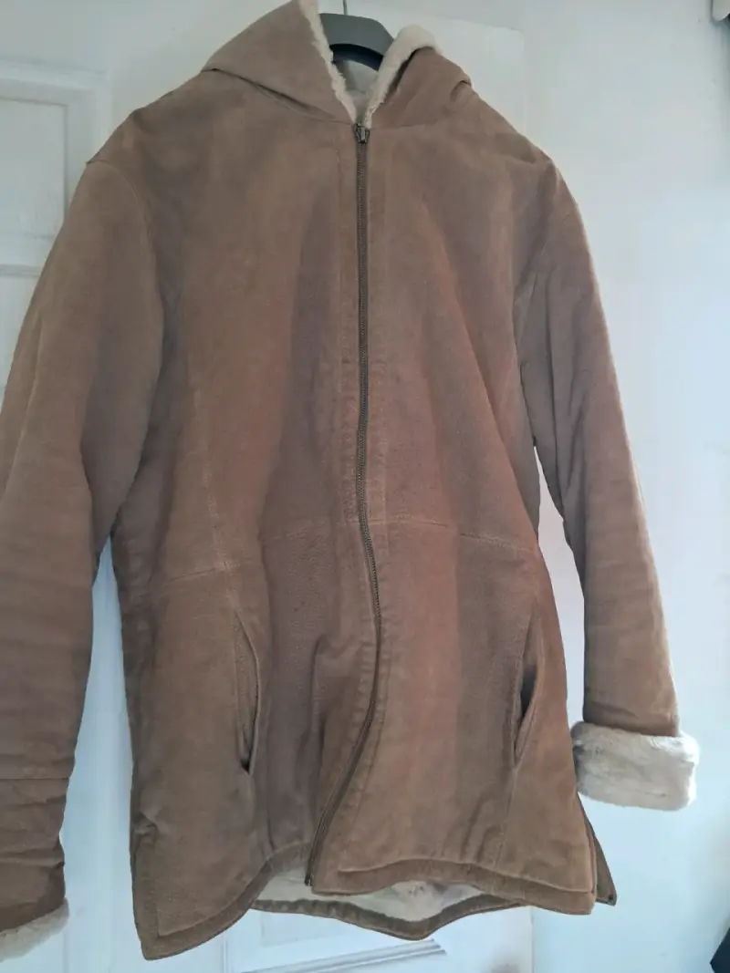Chaqueta de invierno con capucha Winlit color beig - 3