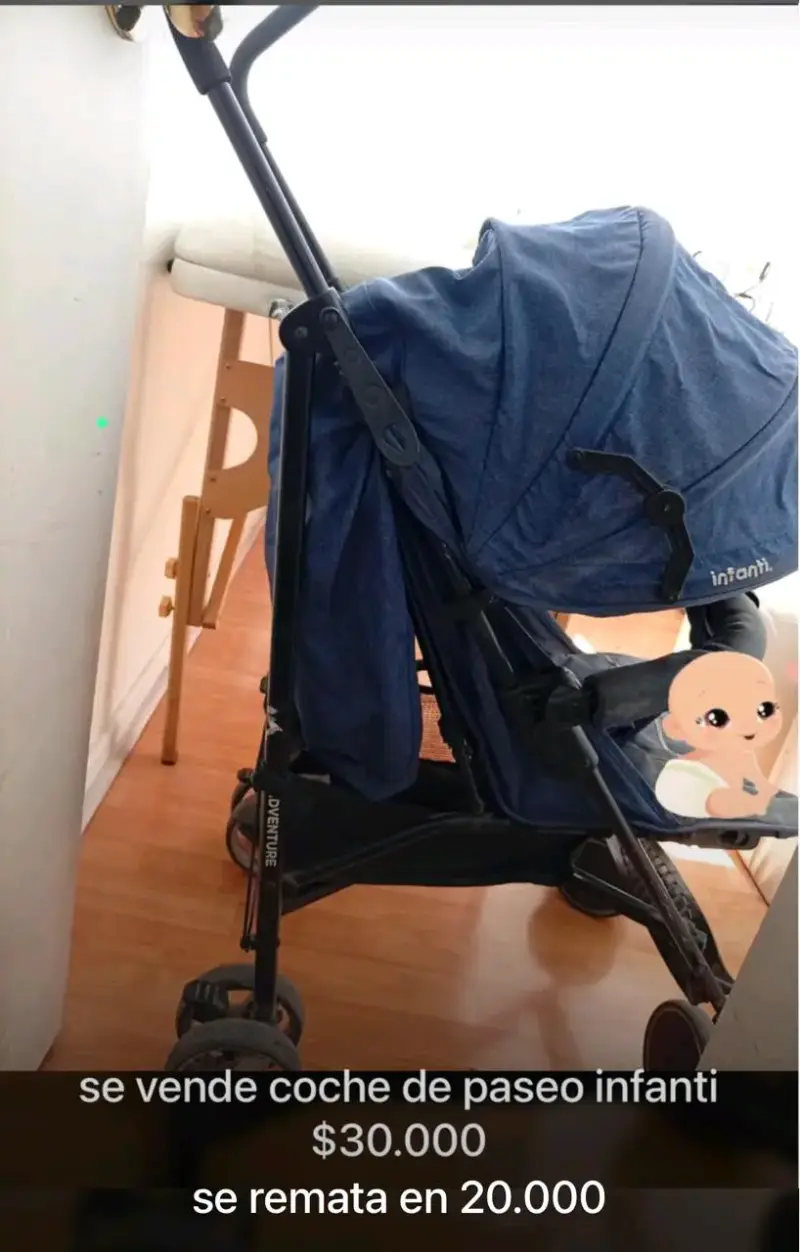 Coche de Paseo Infanti Adventure Azul
