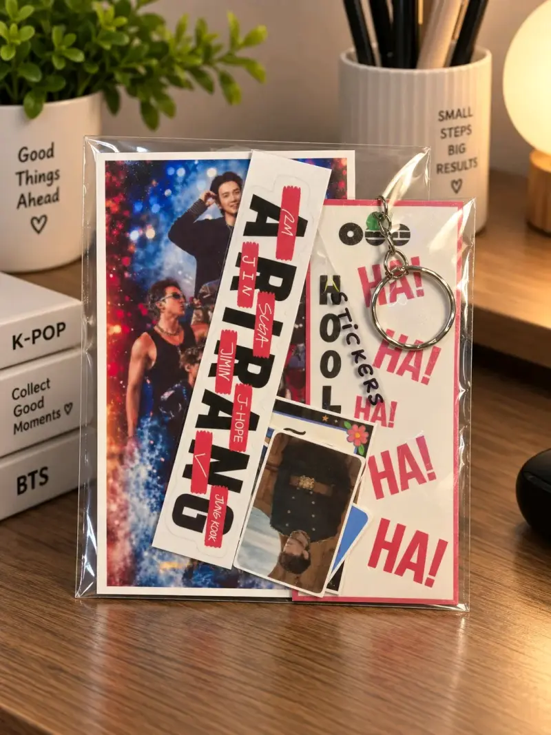 Set 15 lote de Stickers y Fotos K-Pop - 5