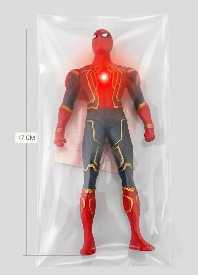Figura de acción Spider-Man 17 cm con luz (Nuevo) - 4