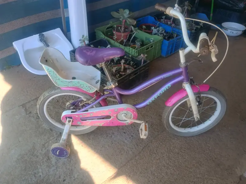 Bicicleta infantil Oxford aro 16 morada - 3