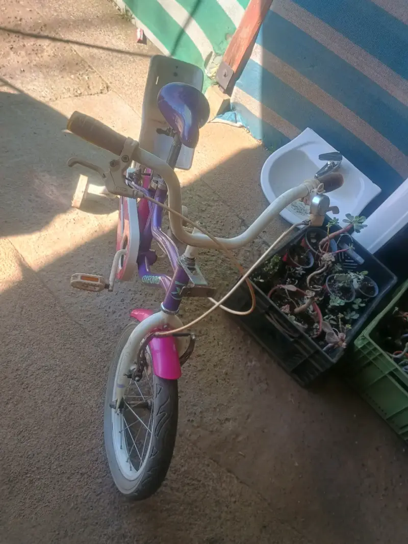 Bicicleta infantil Oxford aro 16 morada - 4