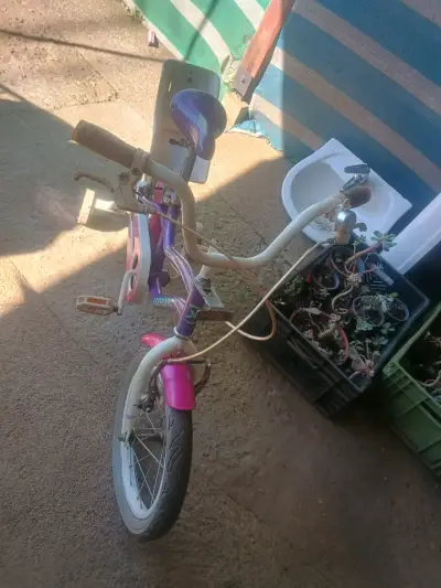 Bicicleta infantil Oxford aro 16 morada - miniatura 4