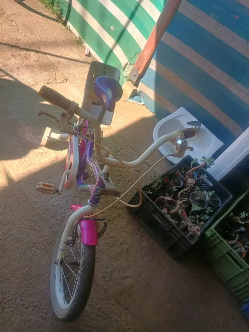 Bicicleta infantil Oxford aro 16 morada - 5
