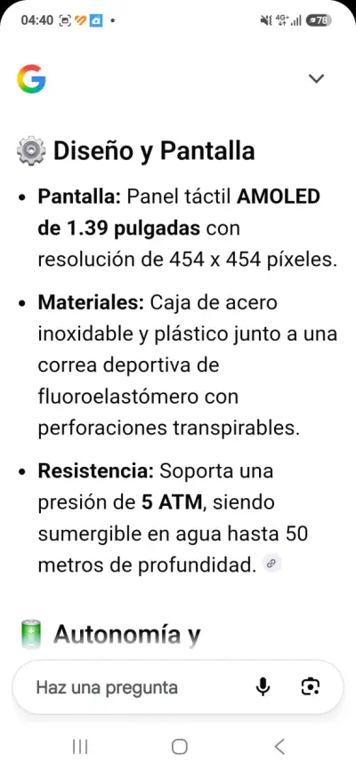 Reloj Inteligente Huawei Watch GT 2e Azul - miniatura 5