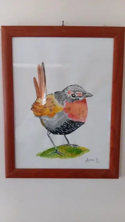 Cuadro de Arte con Marco de Madera - miniatura 3