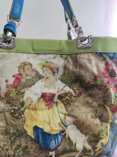 Bolso de tela con diseño floral Brighton - miniatura 1