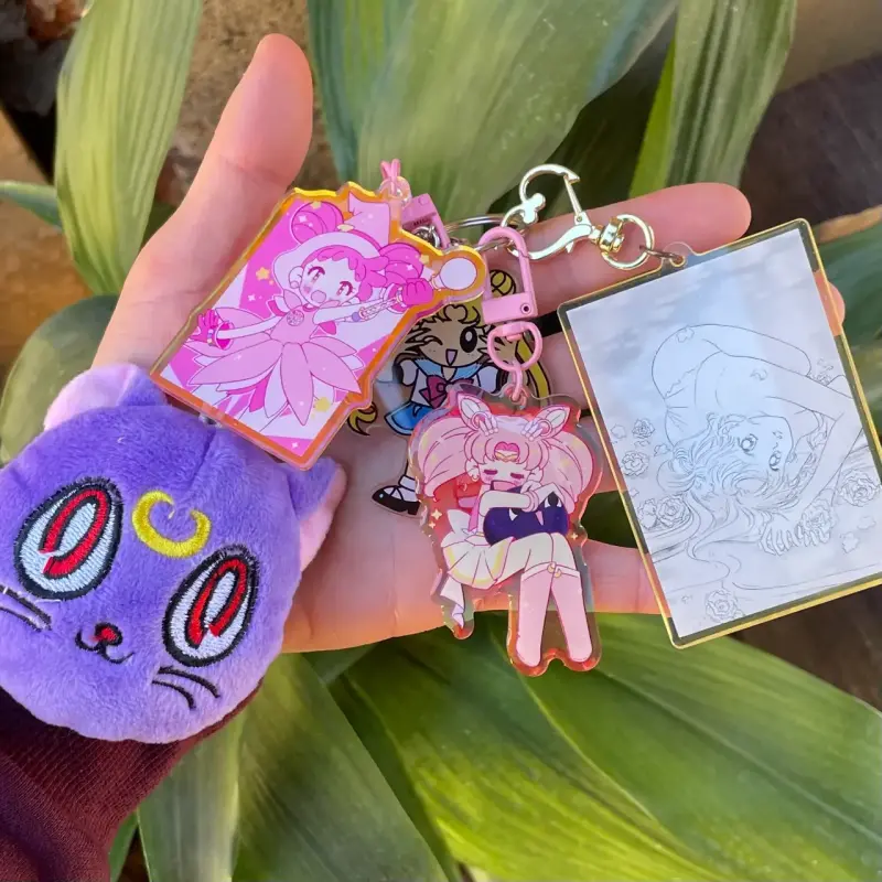 5 llaveros de Sailor Moon - 1