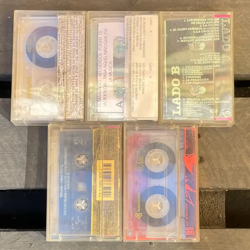 5 cassettes de música variada - 2