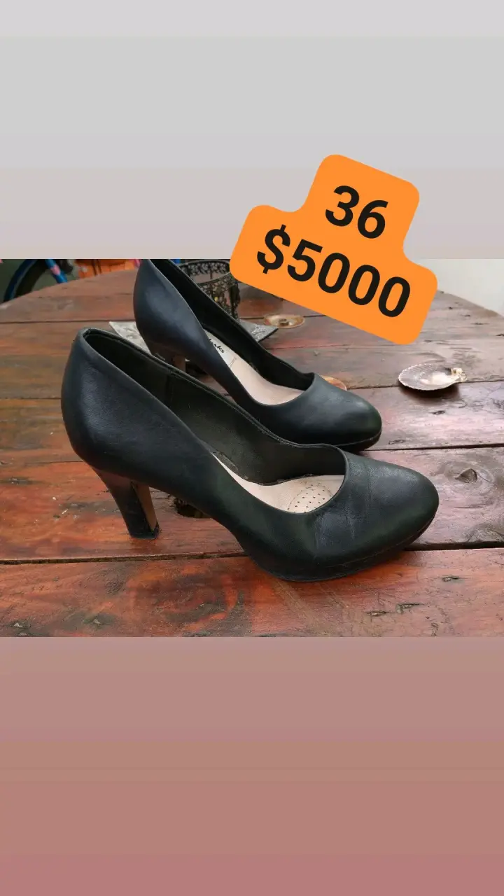 Zapatos de Tacón Beige con Lazo Talla 40 - 4