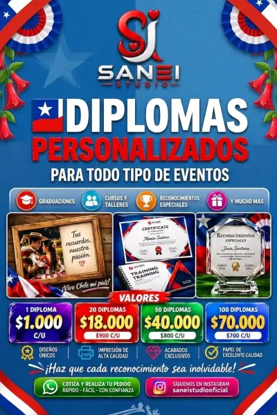 Diplomas y Llaveros Personalizados para Eventos - miniatura 1