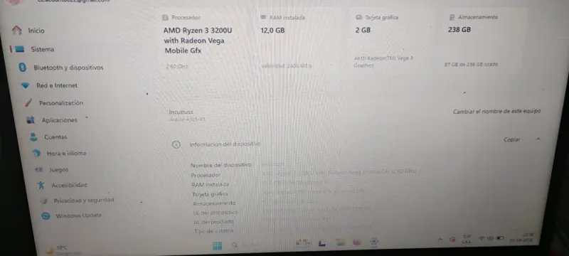 Laptop Acer Aspire 5 - 3