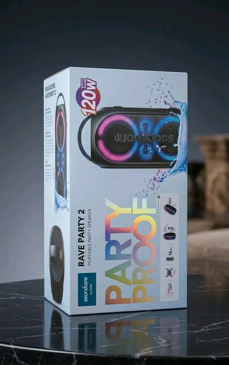 Parlante Portátil Soundcore Rave Party 2 120W - 3