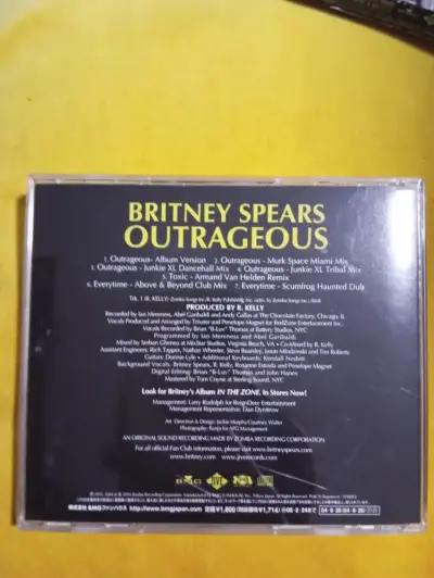 CD Single Britney Spears – Outrageous (2004) Edici - miniatura 5