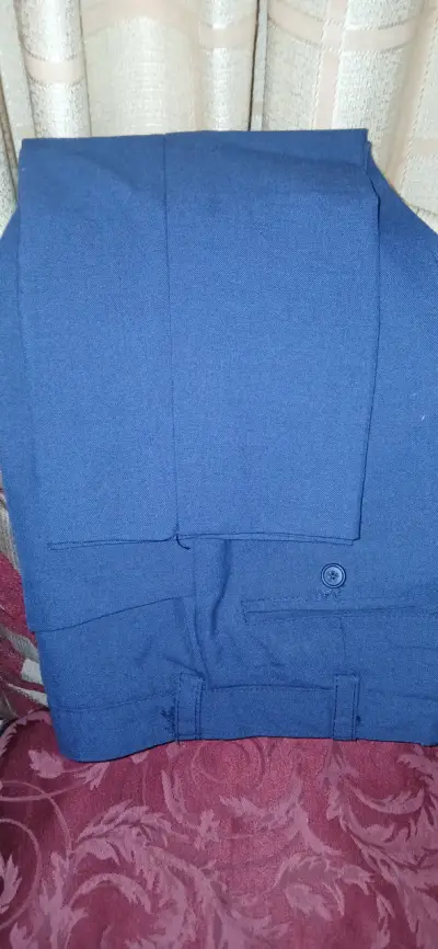 Conjunto de traje azul con camisa a cuadros Missouri - miniatura 2