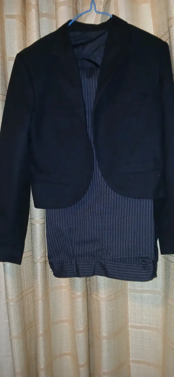 Conjunto de traje azul con camisa a cuadros Missouri - 3