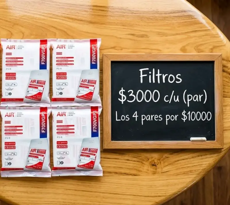 Filtro contra partículas Air F700CP3 con carbón activado - 4