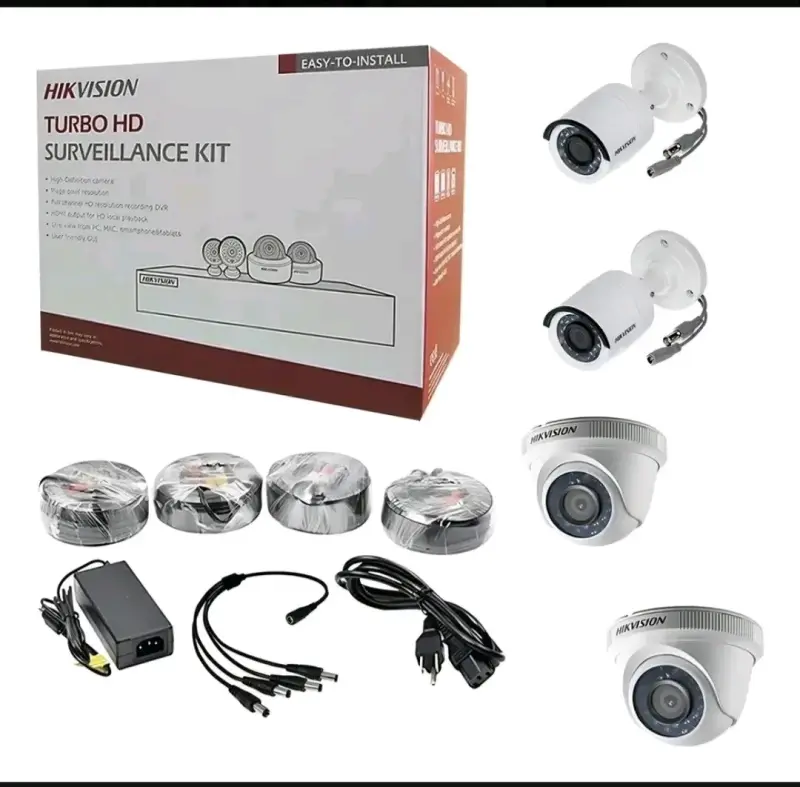 Kit de Vigilancia Hikvision Turbo HD con Cámaras - 1