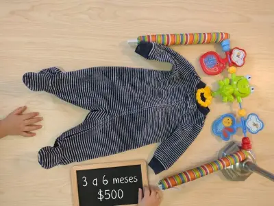 Polerón verde de algodón para bebé 9-12 meses - miniatura 3