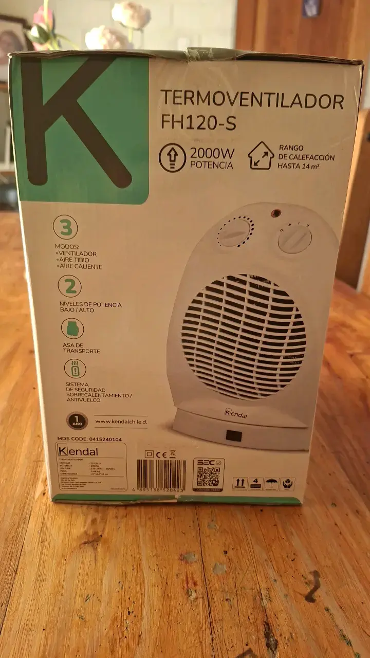 NUEVO / Termoventilador Kendal FH120-S 2000W - 3