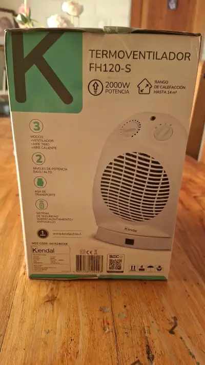 NUEVO / Termoventilador Kendal FH120-S 2000W - miniatura 3