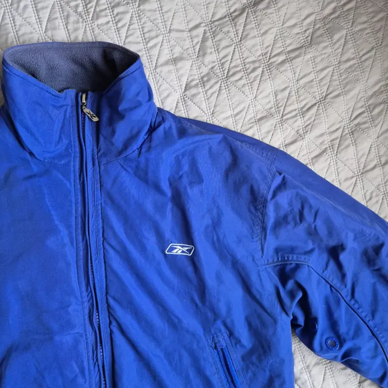 Chaqueta azul deportiva Reebok Talla M - 2