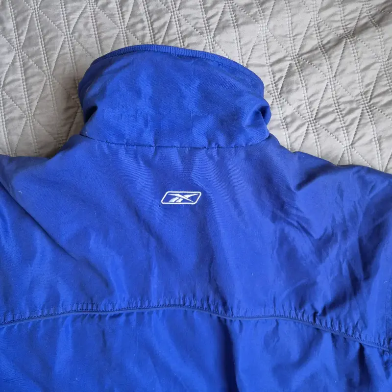 Chaqueta azul deportiva Reebok Talla M - 5