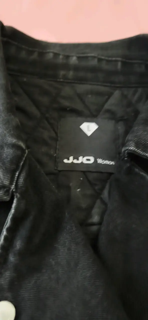 Chaqueta negra de mujer JJO con cierre metálico - 3