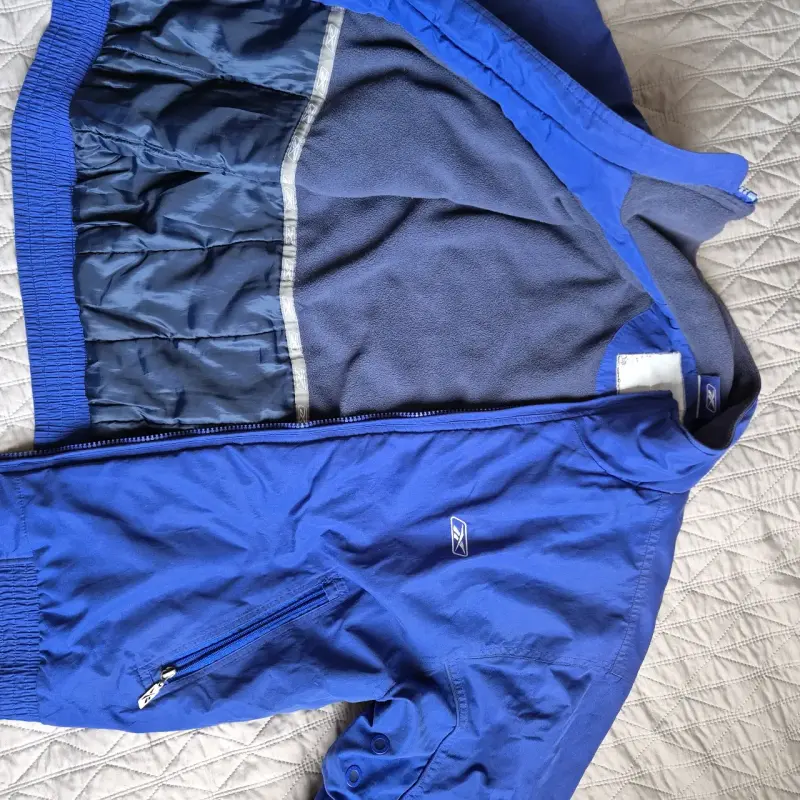 Chaqueta azul deportiva Reebok Talla M - 6