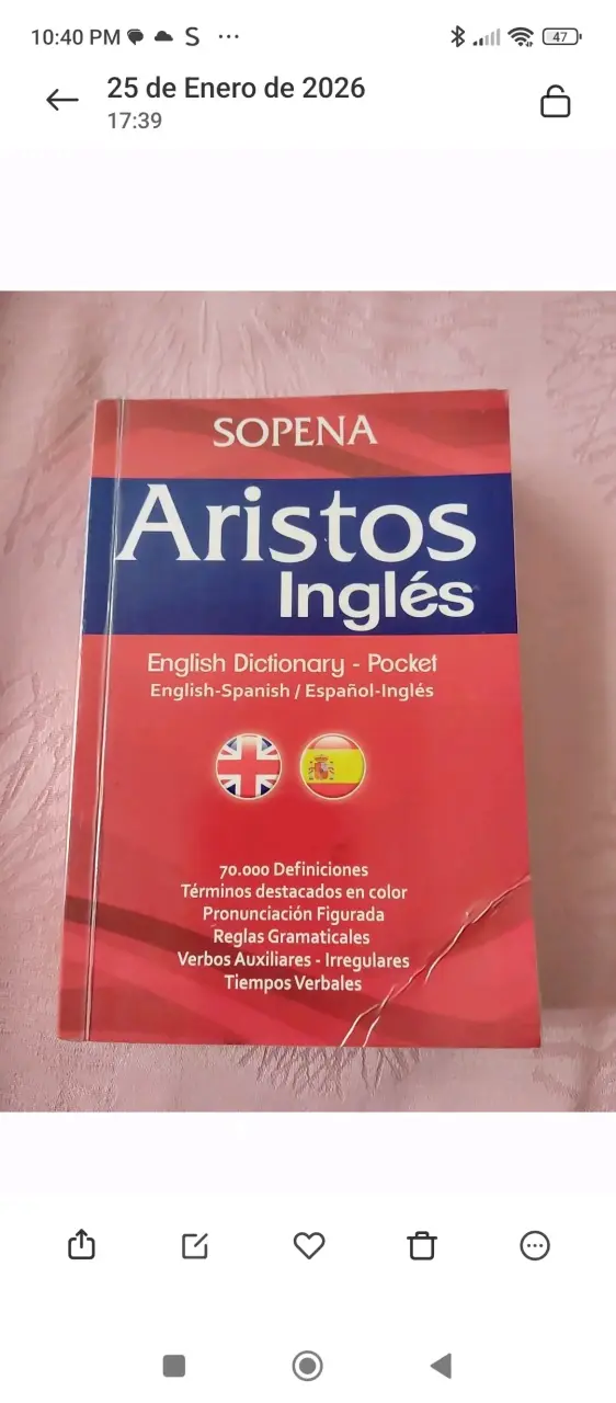 Diccionario Inglés-Español Sopena Aristos