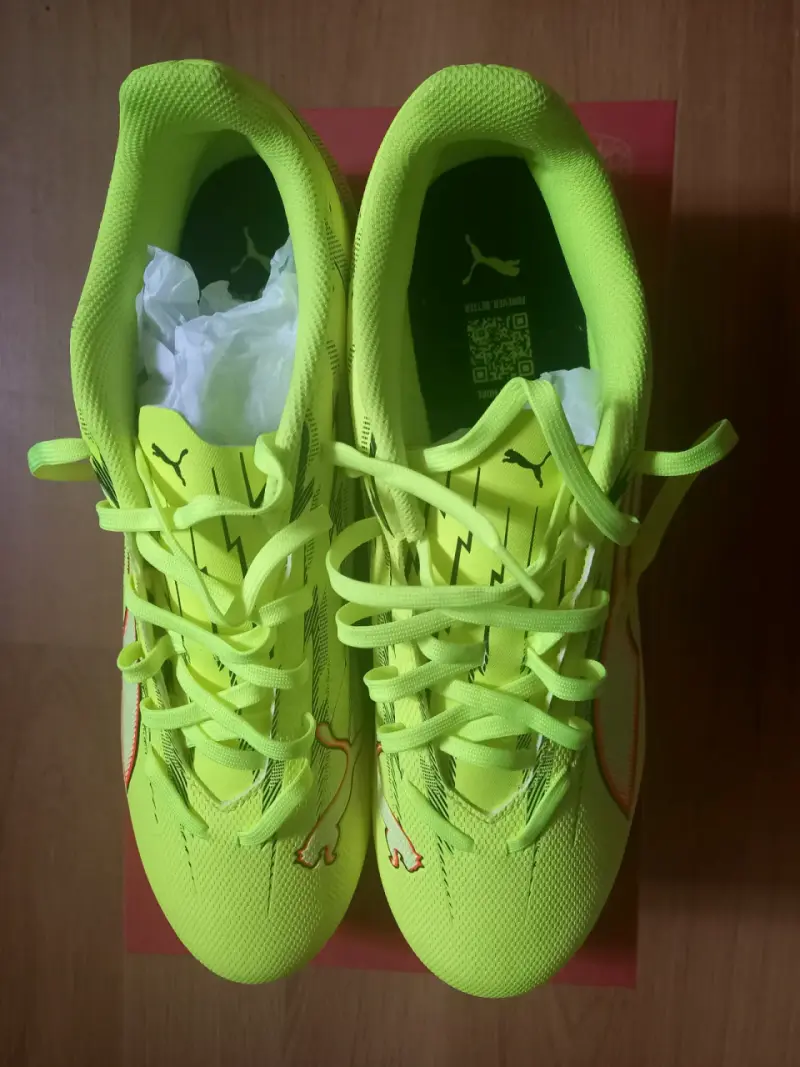 Zapato de fútbol Puma Ultra 6 play fg/ag amarillo