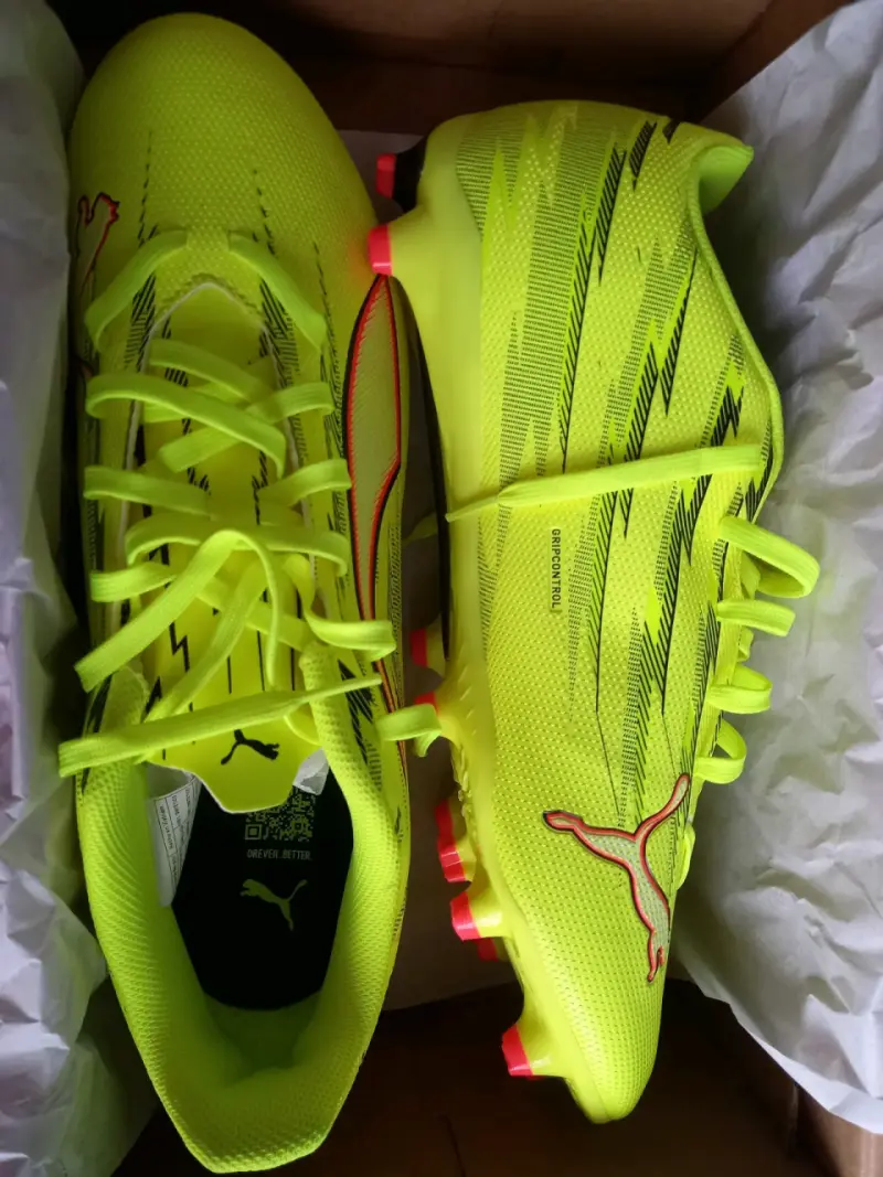 Zapato de fútbol Puma Ultra 6 play fg/ag amarillo - 4