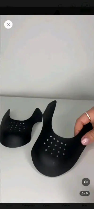 Protectores de Puntera para Zapatillas Negros - miniatura 1